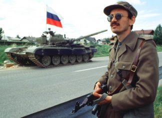 Via eslovena. Soldat eslovè. Eslovènia 1991
