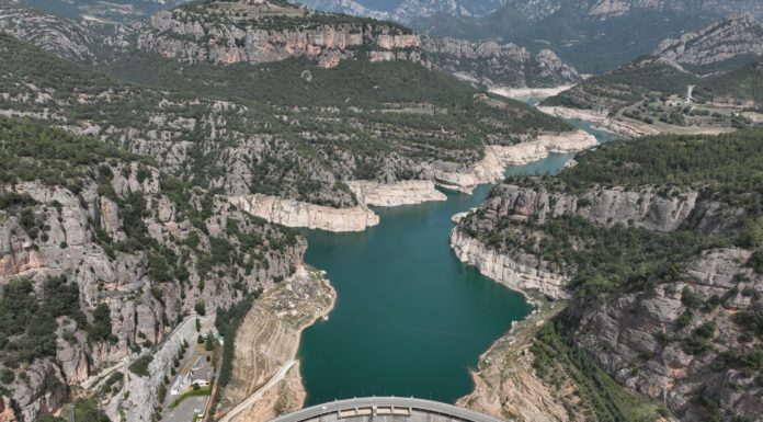 Embassament de la Llosa del Cavall, al Solsonès. Firma: ACA